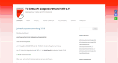 Desktop Screenshot of eintracht-luetgendortmund.de