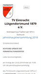Mobile Screenshot of eintracht-luetgendortmund.de